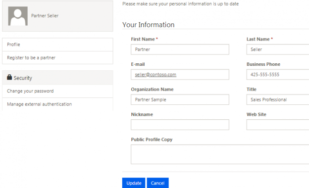 Modifying Profile Page in Dynamics 365 Portal – HIMBAP