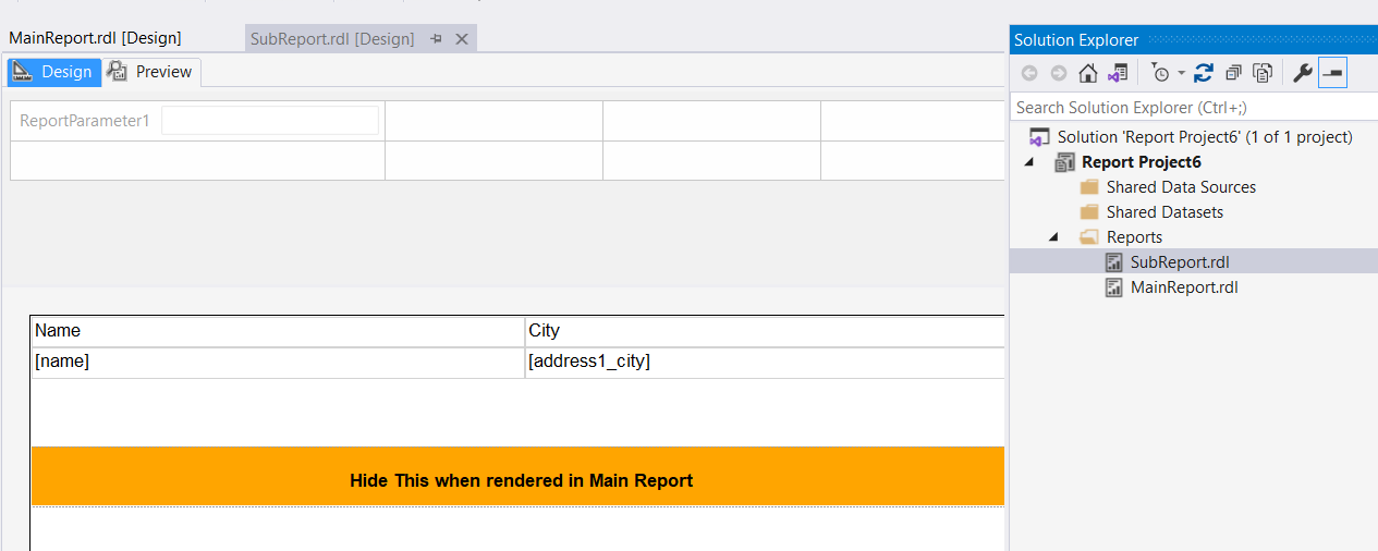 Hiding Subreport Text Box In Main Report HIMBAP