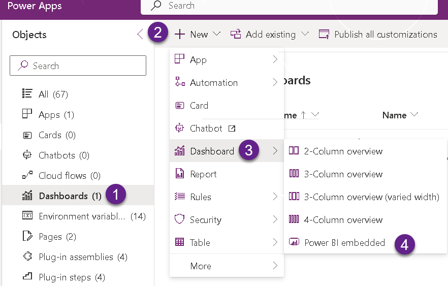 Embed a Power BI Report as a System Dashboard in Dynamics 365 CE Using Environment Variables