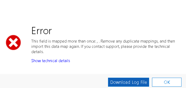 Fixing -“This attribute is mapped more..”